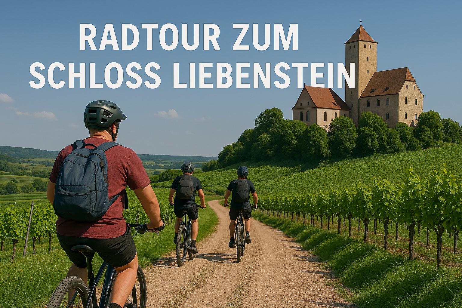 Titelbild Tour zum Schloss Liebenstein mit Copilot erstellt
